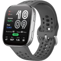 Amazfit Bip 6 (серебристый, с серым силиконовым ремешком)