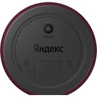Яндекс Станция Мини 2 с часами (красный гранат) Image #6