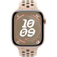 Apple Watch Nike Series 10 46 мм (алюминиевый корпус, розовое золото/камень пустыни, спортивный силиконовый ремешок M/L) Image #2