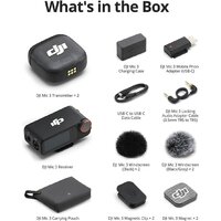DJI Mic 3 (2TX + 1RX + Charging Case, черный) Image #13