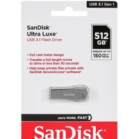 SanDisk Ultra Luxe USB 3.1 512GB SDCZ74-512G-G46 Image #5