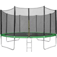 Happy Jump 15ft Pro 457 см с внешней сеткой и лестницей