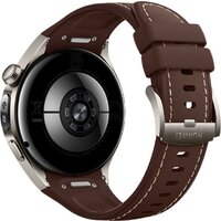 Huawei Watch 5 46 мм (титановый, с коричневым силиконовым ремешком, международная версия) Image #2