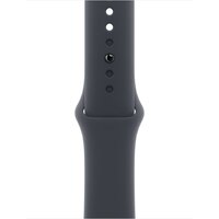 Apple Watch SE 3 40 мм (алюминиевый корпус, полуночный/полуночный, спортивный силиконовый ремешок S/M) Image #3