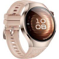 Huawei Watch 5 42 мм (песочный, с бежевым силиконовым ремешком, международная версия) Image #5