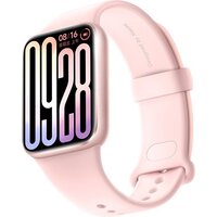 Xiaomi Smart Band 9 Pro (розовый, с розовым силиконовым ремешком, китайская версия)