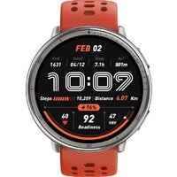 Amazfit Active 2 Premium (серебристый, с черным кожаным ремешком) Image #6