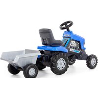 Полесье Каталка-трактор с педалями Turbo с полуприцепом 84637 Image #4