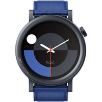 CMF Watch Pro 2 (темно-серый, синий кожаный ремешок)