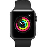 Apple Watch Series 3 42 мм (алюминий серый космос/черный) Image #2