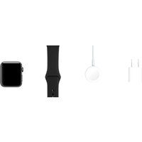 Apple Watch Series 3 42 мм (алюминий серый космос/черный) Image #3