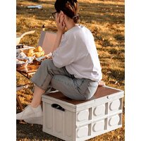 Happy Home складной со столиком и ручками HH-003 30 л (белый) Image #7