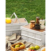 Happy Home складной со столиком и ручками HH-003 30 л (белый) Image #11