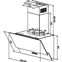 HOMSair Saturn Push 60 Glass (белый) Image #2