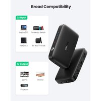 Ugreen CM332 80125 4 x HDMI (с пультом ДУ, черный) Image #3