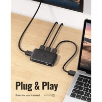 Ugreen CM332 80125 4 x HDMI (с пультом ДУ, черный) Image #6